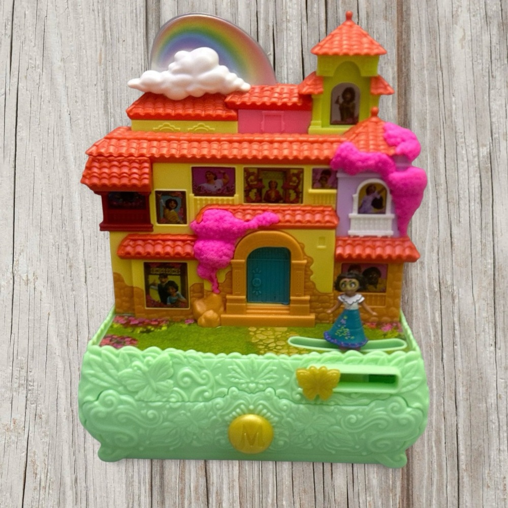Disney Encanto Jewelry Box with Rainbow and Pink Accents